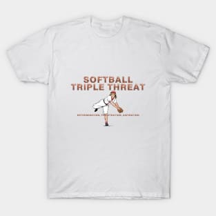 Women's Softball Slogan T-Shirt